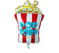 Ballon en plastique motif alimentaire, sac de pop-corn n° 2, env. 78 x 44 cm