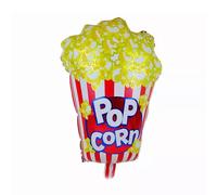 Ballon en plastique Motif Food, sac de pop-corn n° 1, env. 65 x 45 cm