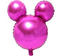Ballon en plastique Mouse, Mouse, rose, env. 45 cm, à gonfler à l'air