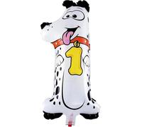 Ballon en plastique numéro 1, env. 40 cm, motif animalier