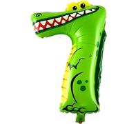Ballon en plastique numéro 7, env. 40 cm, motif animalier