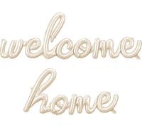 Ballon en plastique "Welcome Home" - Cappuccino, Beige, 335x71 cm