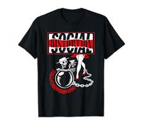 Ballon et chaîne officiels de distorsion sociale T-Shirt