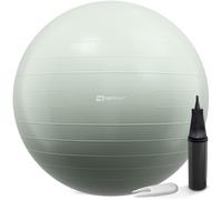 Hop-Sport Ballon de Fitness 85 cm HS-R085YB avec Pompe à air, Anti-éclatement, Ballon de Gymnastique Antidérapant pour Yoga, Pilates et Renforcement Musculaire, Charge max. 100 kg, Vert clair Vert cla