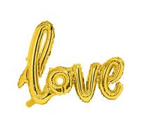 Ballon Foil Mylar Motif inscription Love Or Doré 73 x 59 cm