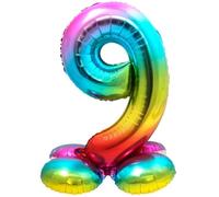 Ballon - Folat - Numéro 9 - Aluminium - Multicolore - 81 cm