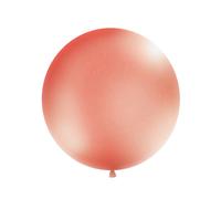 Ballon géant 1 m or rose métallisé 1 pc.