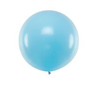 Ballon géant bleu clair 1 m - Bleu