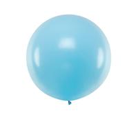 Ballon géant bleu clair 1 m - Bleu