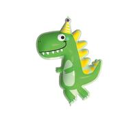 Procos Ballon Dinosaure Amusant pour Les Anniversaires d'enfants Décoration d'intérieur Vert-Jaune 96 cm - Vert