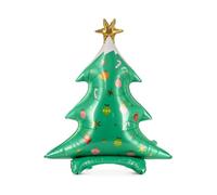 Ballon Géant En Aluminium Sapin De Noël 78 X 94 Cm Vert