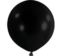 Ballon géant en latex, noir, noir pastel, 1m, 1 pc.
