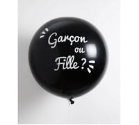 Ballon Géant - Globos - Baby Shower - 61 cm - Confettis Bleus - Garçon