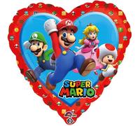 Ballon - Generique - Super Mario - Aluminium - 43x43 cm - Hélium inclus