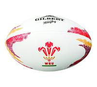 Ballon Gilbert Pays de Galles Blanc Taille 3