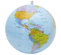 Ballon globe gonflable, ballon de plage gonflable - Globe terrestre gonflable en PVC,Ballons de plage gonflables Globe du monde 16 pouces, jouets de piscine pour fête d'anniversaire