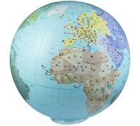 CALY Ballon Globe The World – 85 cm Multicolore G
