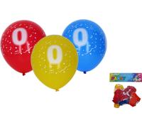 Ballon gonflable 30cm - lot de 5, avec le chiffre 0