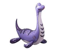 Ballon gonflable 3D dinosaure violet environ 58 x 60 cm - Parfait pour les anniversaires d'enfants, les fêtes dinosaures, la décoration, les cadeaux, garçons et filles, ballons