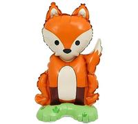 Ballon gonflable 3D motif renard env. 35 x 61 cm - Parfait pour les anniversaires d'enfants, les fêtes, la décoration, les cadeaux, les événements, les célébrations, les surprises - Ballons en