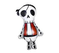 Ballon gonflable à suspendre pour Halloween, festivals, anniversaires, jardin et cour avec corde de 2 m - Fantôme squelette