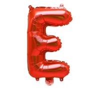 Ballon gonflable argenté lettre E de 40 cm pour remplissage à l'hélium