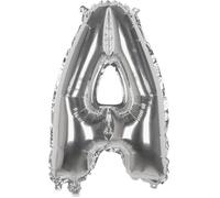 Ballon Gonflable - Boland - Lettre A - Argenté - 36 cm - Réutilisable