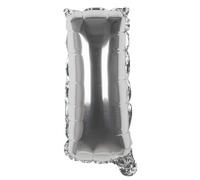 Ballon Gonflable - Boland - Lettre I - Argenté - 36 cm - Réutilisable