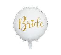 Ballon gonflable Bride 35 cm rond à l'hélium, décoration de fête, mariage, fête