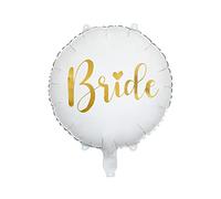 Ballon gonflable Bride 35 cm rond à l'hélium, décoration de fête, mariage, fête