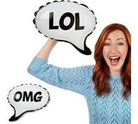 Ballon gonflable bulle de BD pour selfie G