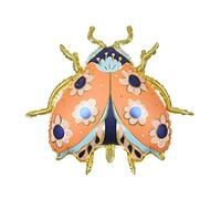 Ballon gonflable coccinelle 61 x 70 cm à l'hélium pour anniversaire d'enfant Ballon décoratif pour fête de jardin