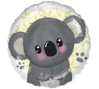 Ballon gonflable de qualité supérieure - Ballon koala mignon - Uni - 45 cm - Convient à l'hélium - Décoration de fête Riethmüller