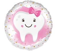 Ballon gonflable de qualité supérieure - Mme Tooth - Ballon gonflable uni de 45 cm - Convient à l'hélium - Décoration de fête Riethmüller