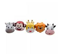 Ballon gonflable en aluminium - Guirlande - Motif animaux - Environ 80 x 25 cm - Décoration d'anniversaire - Multicolore - XXL