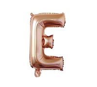 Ballon gonflable en aluminium Lettre E de 100 cm à gonfler à l'hélium