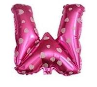 Ballon gonflable en forme de cœur blanc 40 cm Rose