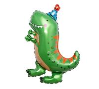 Ballon gonflable en forme de dinosaure, taille XXL, ballon Happy Birthday, dinosaure, autonome, cadeau d'anniversaire, cadeau pour fête d'anniversaire d'enfant, fête à thème, pour garçons et filles