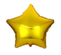 Ballon gonflable en forme d'étoile 45 cm Ballon à l'hélium pour mariage Ballon à l'hélium Ballon étoilé XL Décoration de fête d'anniversaire Multicolore JGA Film étoiles (doré)