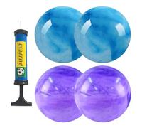 Ballon Gonflable Gonflable, Grande Balle De Jeu De 22 Cm, Fonction De Pompe À Air Manuelle, Équipement De Terrain De Jeu De Sport De Fitness, Solution D'activité De Plein Air Passionnante, Convient Po