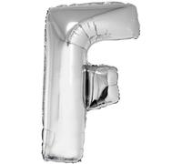 Ballon gonflable lettres argenté 1 m