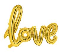 Ballon gonflable Love XL Amour, Saint-Valentin, fiançailles, mariage, anniversaire, taille XL, 73 x 59 cm