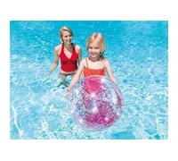 Intex Ballon gonflable Glitter Paillettes Rose Ø 71 cm