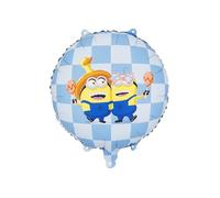 Ballon gonflable Pastille Minions, 35 x 35 cm, motif licence Minion, pour fête d'anniversaire d'enfant, décoration d'anniversaire réutilisable