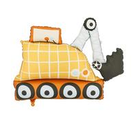 Ballon gonflable « pelleteuse », 93 x 68 cm (à remplir d'air ou d'hélium)