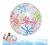 Ballon gonflable - PVC 80 cm - Transparent - Grand jouet d'eau - Balle de billard avec design durable - Jeux de plage, cadeaux de fête - Jouets d'eau d'été, piscine extérieure, événements de vacances