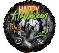 Ballon gonflable rond fluo pour Halloween