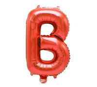 Ballon gonflable rouge de 100 cm Lettre B à gonfler à l'hélium