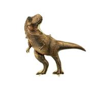 Ballon gonflable T-Rex 92 x 98 cm Marron Taille XXL Ballon à l'hélium ou à air Ballon pour fête d'anniversaire d'enfant Décoration d'anniversaire ou de fête