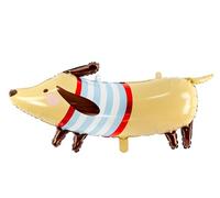Ballon gonflable XXL en forme de teckel - Décoration d'anniversaire - Cadeau d'anniversaire pour enfants, adultes, amoureux des chiens